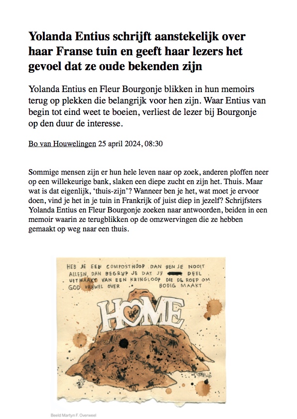 De volkskrant over Om en nabij